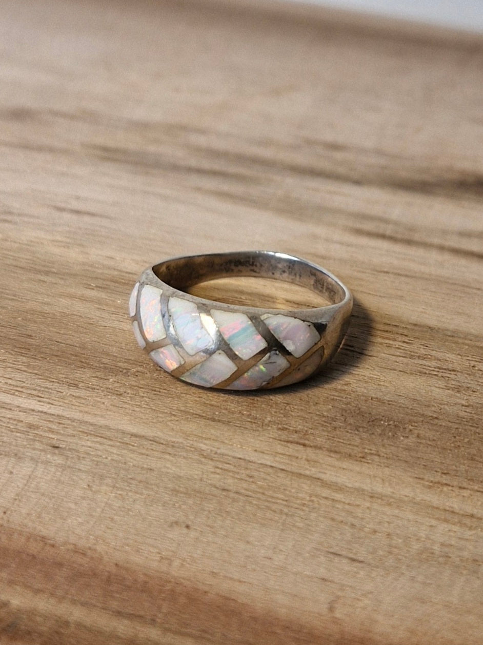 Bague Nayeli blanche