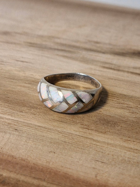 Bague Nayeli blanche